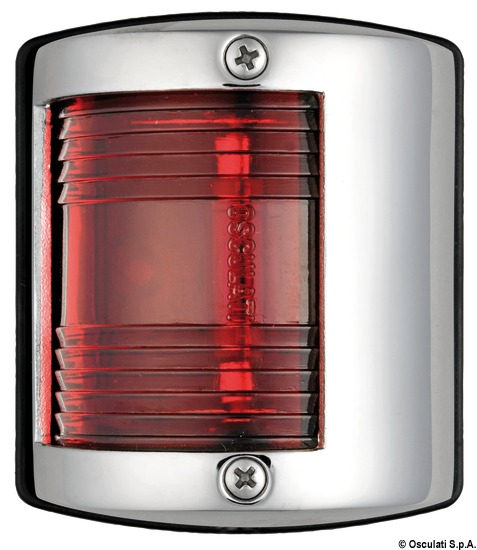 Fanale U85 inox rosso